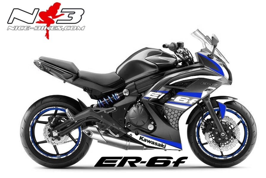 ER6F Race Style blau