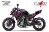 Z650 schwarz / Foliendekor pink