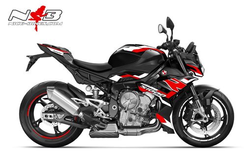 Foliendesign BMW S1000R (Bj. 2023) Racing Red