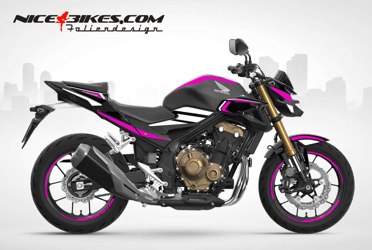 Foliendesign Honda CB500F 2023-S Pretty Pink