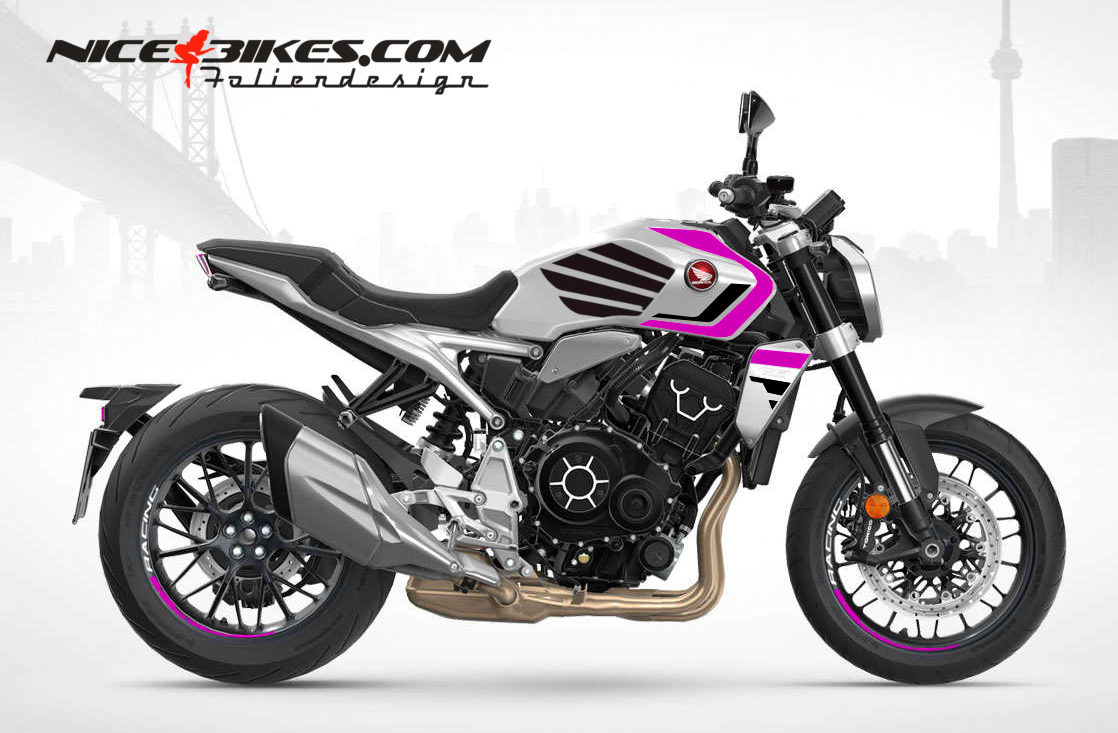 Foliendesign Honda CB1000R 2023 Pretty Pink
