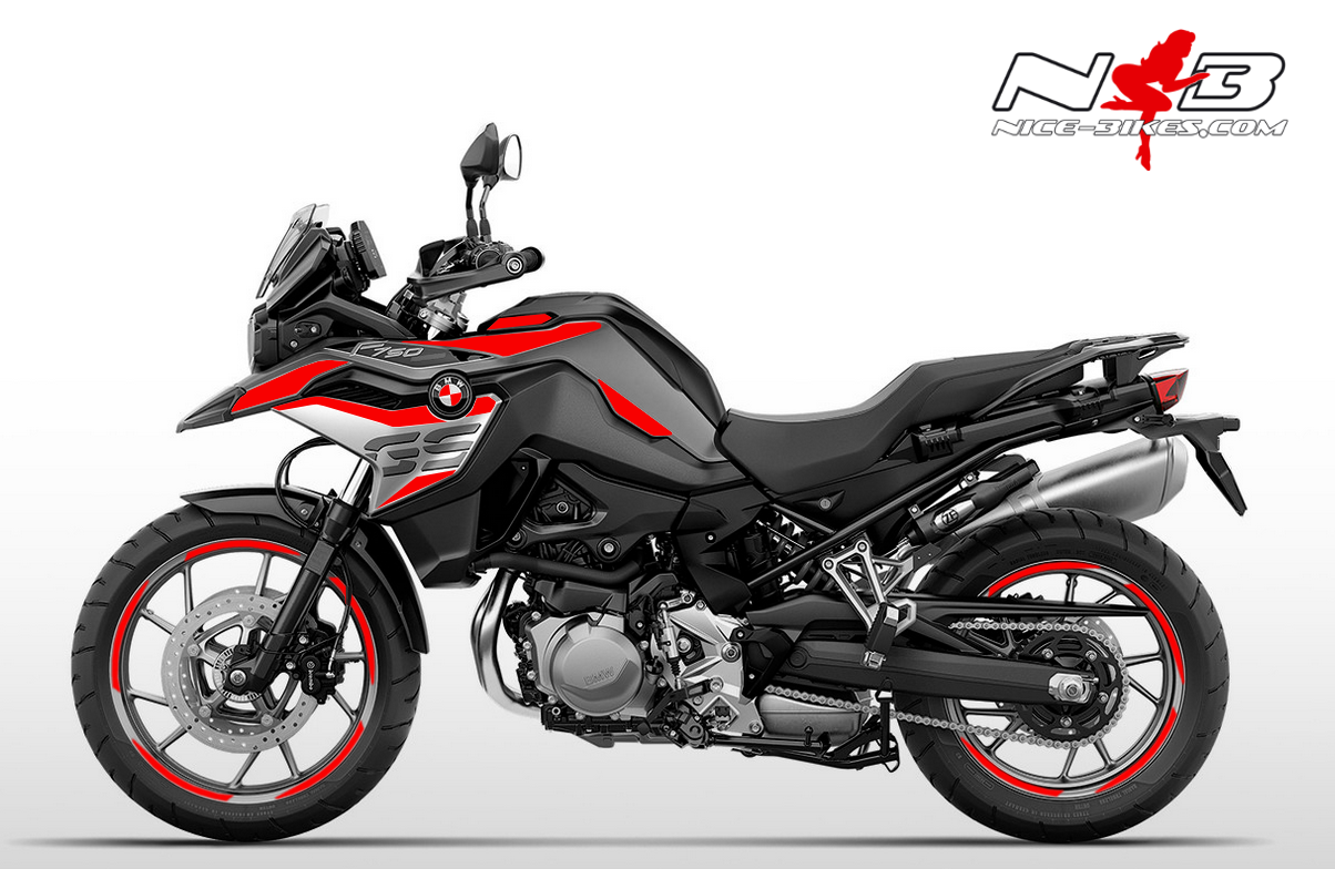Foliendesign F750GS Racing Red